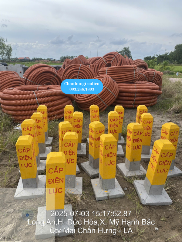 Cọc cáp điện lực Mai Chấn Hưng - 093.246.1803