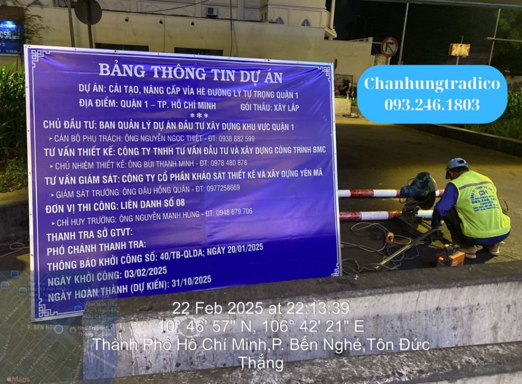 Bảng Thông Tin Dự Án Công Trình Xây Dựng