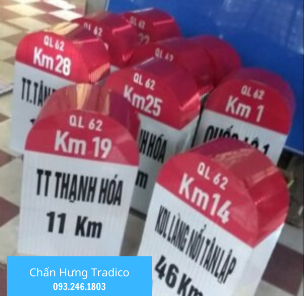 Hộp cọc Km dán phản quang 3M