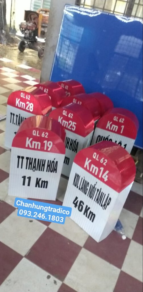 Hộp cọc Km dán phản quang 3M