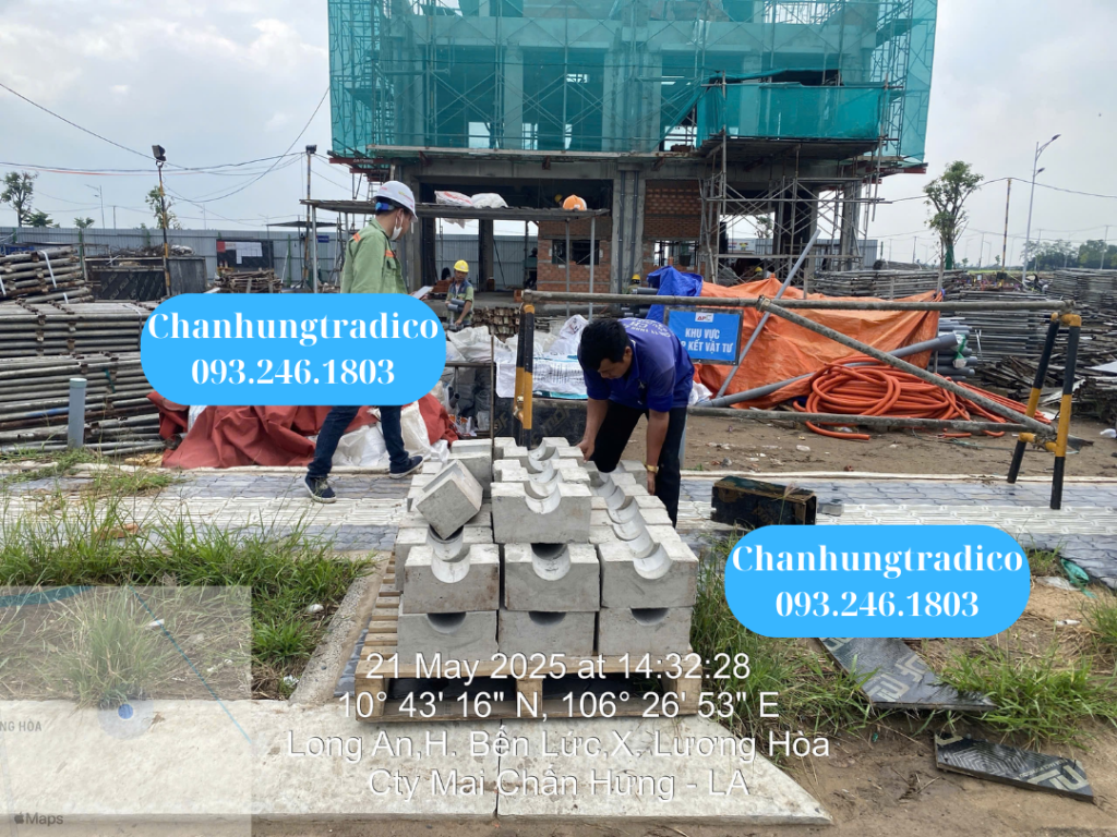 Sản xuất và cung cấp gối bê tông - Mai Chấn Hưng - 093.246.1803