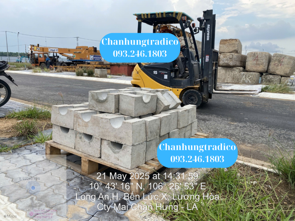 Sản xuất và cung cấp gối bê tông - Mai Chấn Hưng - 093.246.1803
