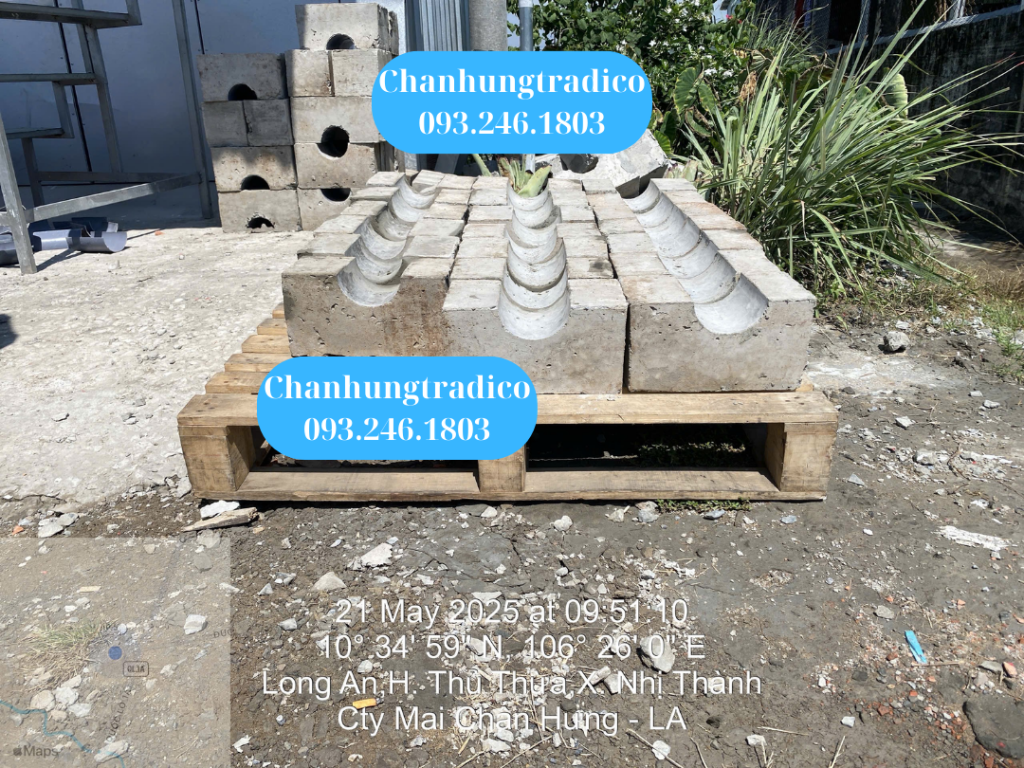 Sản xuất và cung cấp gối bê tông - Mai Chấn Hưng - 093.246.1803