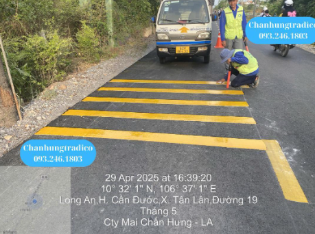 Thi công sơn kẻ vạch đường - Mai Chấn Hưng - 093.246.1803 Sơn kẻ vạch đường