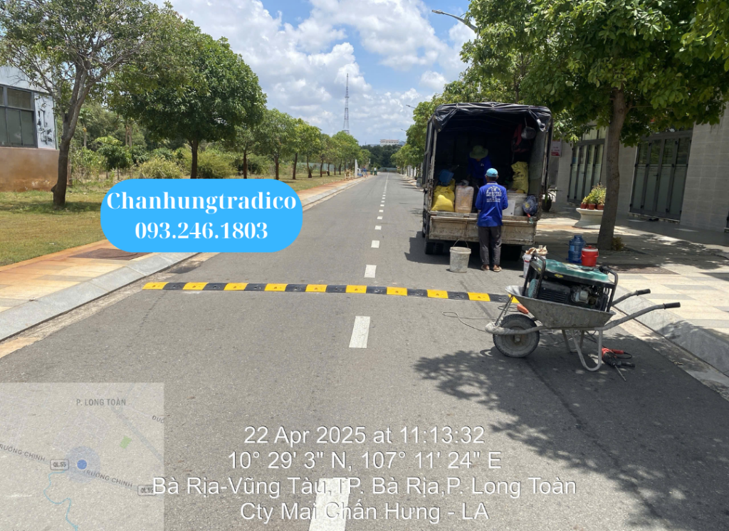 Cung cấp và lắp đặt gờ giảm tốc - Mai Chấn Hưng - 093.246.1803 Cung cấp và lắp đặt thiết bị an toàn giao thông tại Vũng tàu