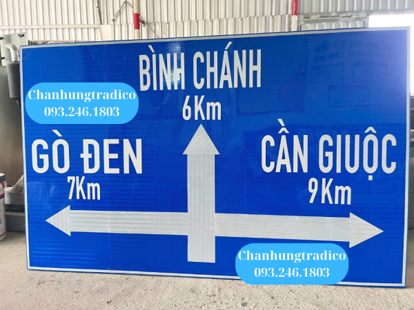 SẢN XUẤT CUNG CẤP VÀ LẮP ĐẶT BIỂN BÁO CHỈ HƯỚNG ĐƯỜNG