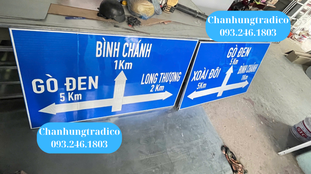 SẢN XUẤT CUNG CẤP VÀ LẮP ĐẶT BIỂN BÁO CHỈ HƯỚNG ĐƯỜNG - MAI CHẤN HƯNG - 093.246.1803 SẢN XUẤT CUNG CẤP VÀ LẮP ĐẶT BIỂN BÁO CHỈ HƯỚNG ĐƯỜNG