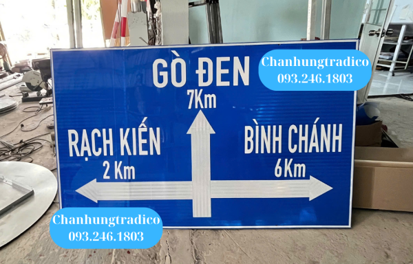 SẢN XUẤT CUNG CẤP VÀ LẮP ĐẶT BIỂN BÁO CHỈ HƯỚNG ĐƯỜNG
