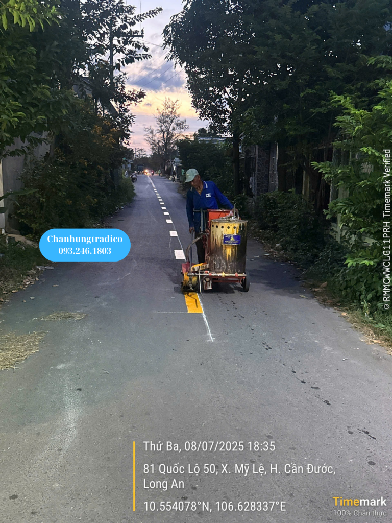 Sơn kẻ vạch đường - Mai Chấn Hưng _ 093.246.1803