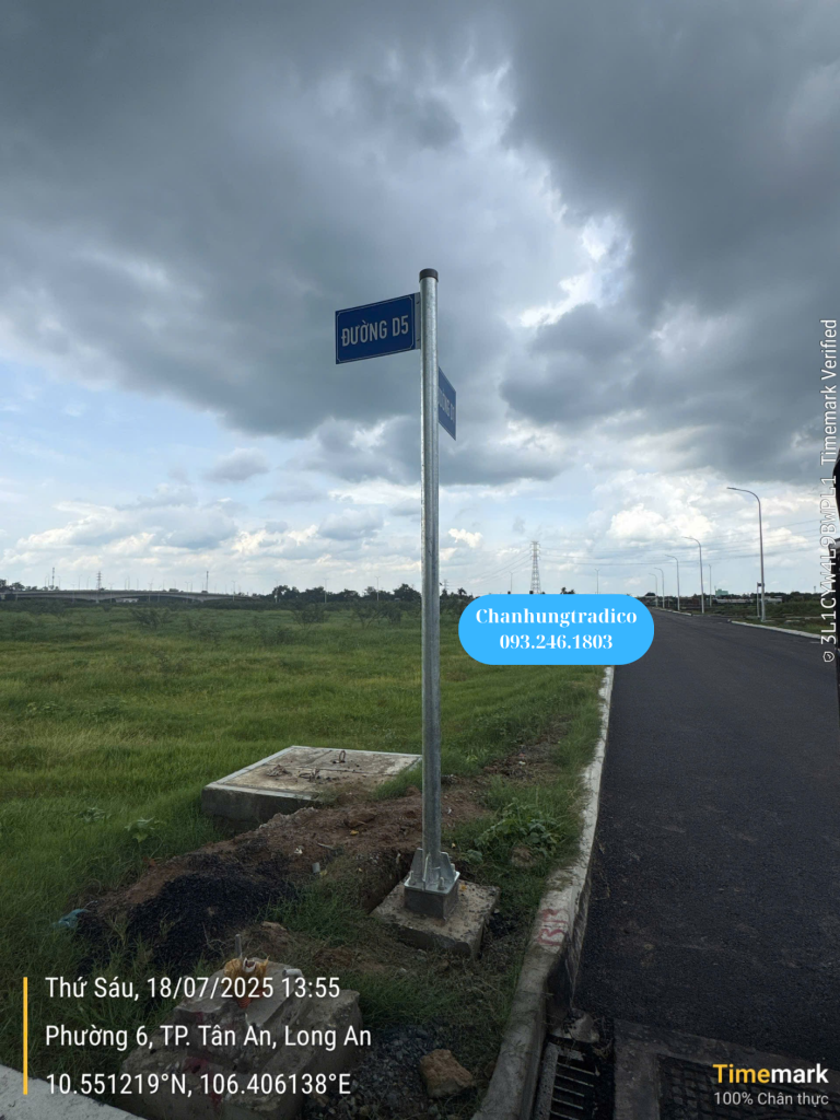 Trồng biển báo và trụ biển báo - Mai Chấn Hưng - 093.246.1803