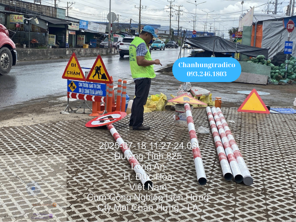 THI CÔNG CÁC HẠNG MỤC ĐẢM BẢO AN TOÀN GIAO THÔNG TẠI CÔNG TRÌNH ĐỨC HÒA LONG AN - MAI CHẤN HƯNG - 093.246.1803