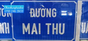 biển báo tên đường