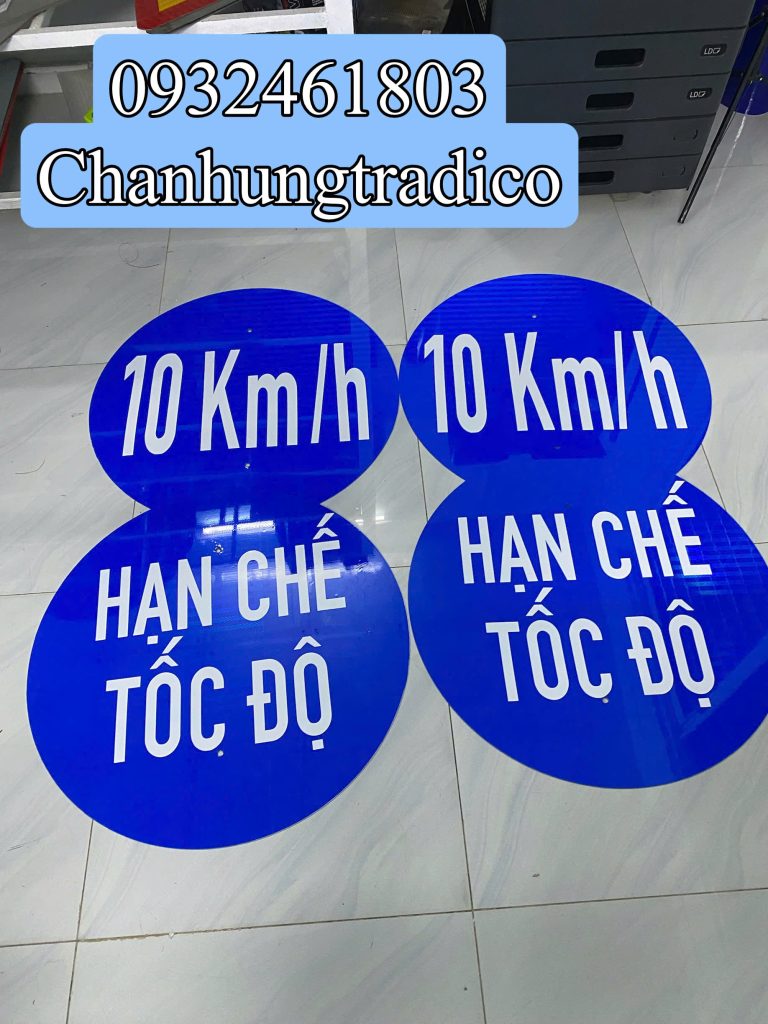 biển cảnh báo chú ý giảm tốc độ