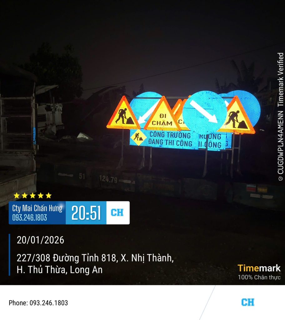 biển báo phản quang