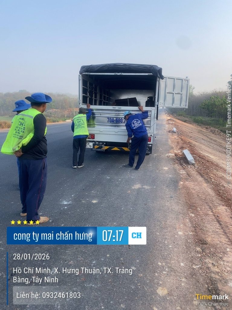 trồng cọc bê tông