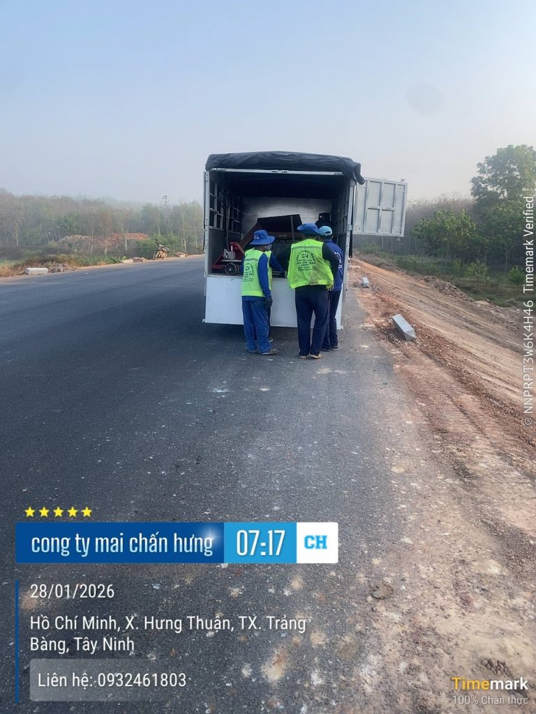 trồng cọc bê tông