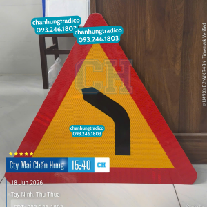 Biển báo Chỗ ngoặt nguy hiểm W.201a,b