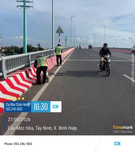 Thi công sơn lan can cầu