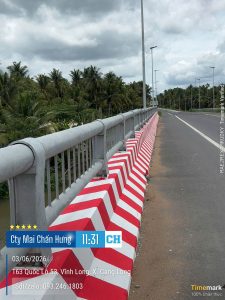 Thi công sơn lan can cầu