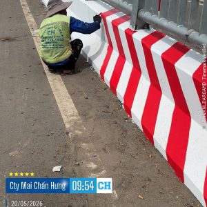 Thi công sơn lan can cầu