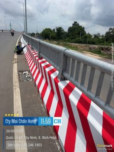 Thi công sơn lan can cầu