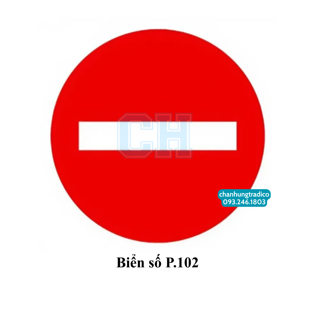 Biển báo Cấm đi ngược chiều P.102