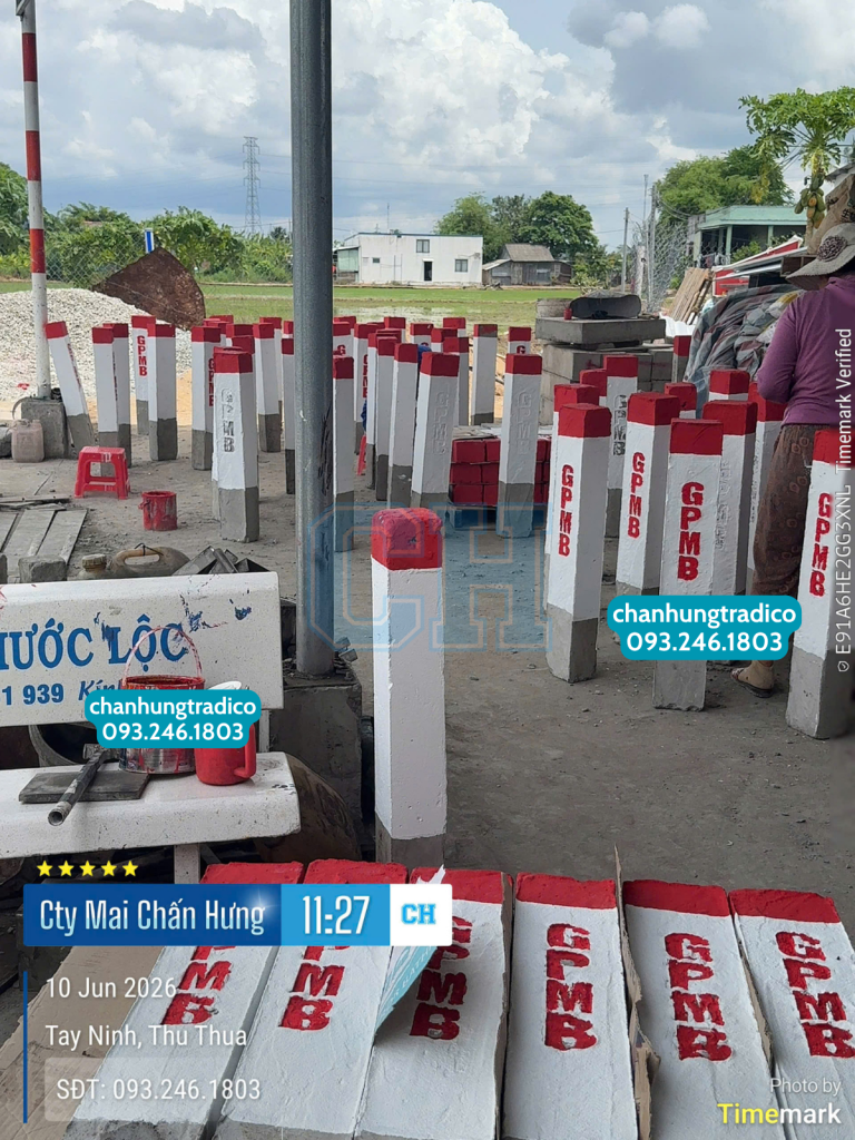 Cọc GPMB (Cọc Giải Phóng Mặt Bằng)