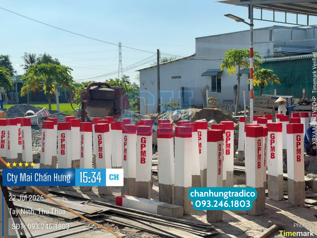 Cọc GPMB (Cọc Giải Phóng Mặt Bằng)