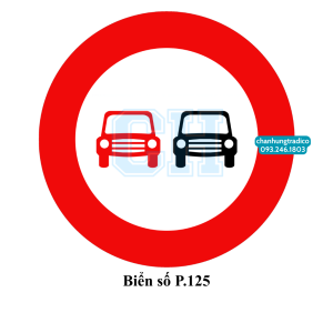 Biển Báo Cấm Vượt P.125