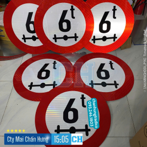 Biển Báo Hạn Chế Tải Trọng Trên Trục Xe P.116