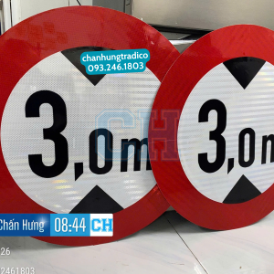 Biển báo giới hạn chiều cao p.117 3 m