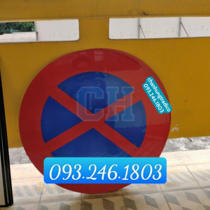 Biển báo cấm dừng xe và đỗ xe P.130