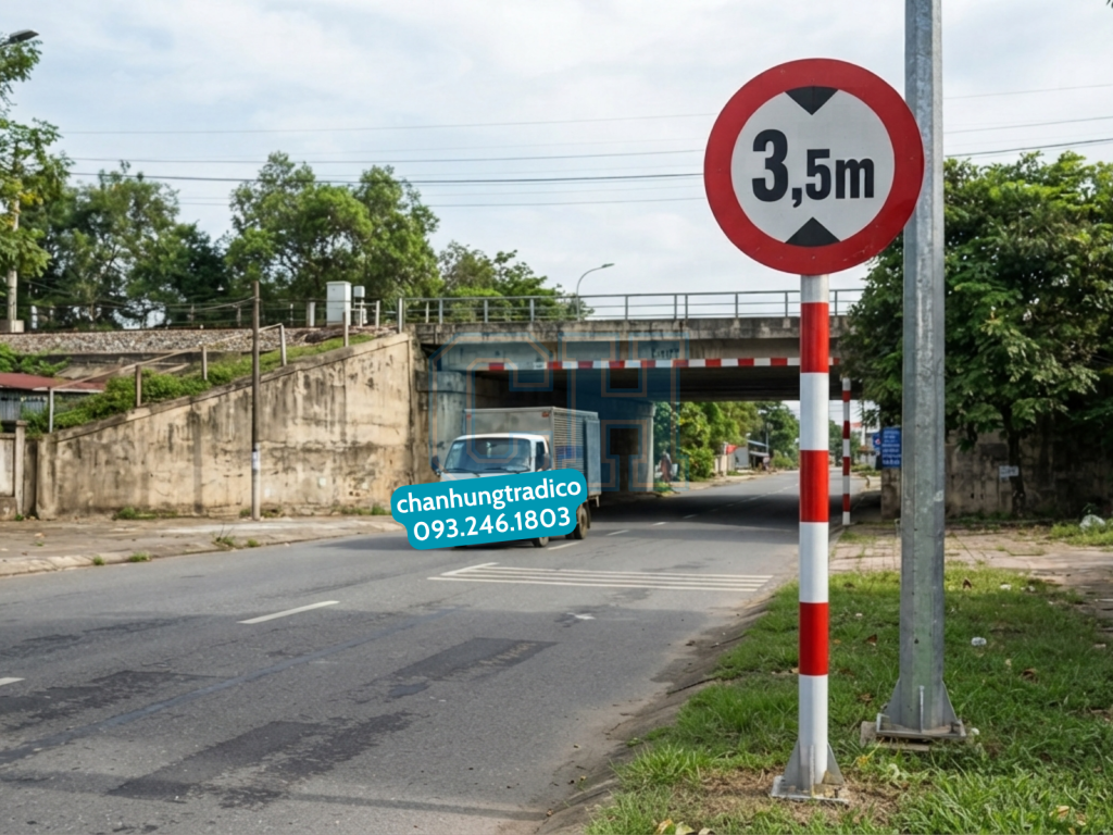 Biển báo giới hạn chiều cao p.117 3,5 m