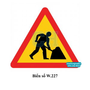 Biển báo Công Trường W.227