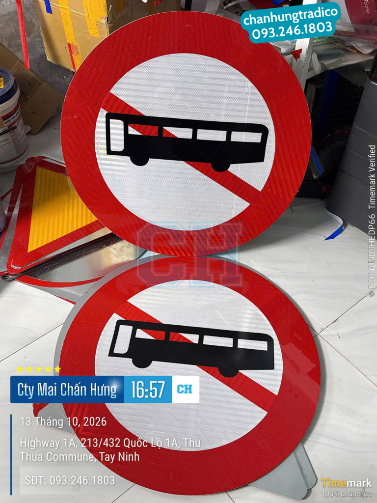 Biển Báo Cấm Xe Ô Tô Khách P.107a