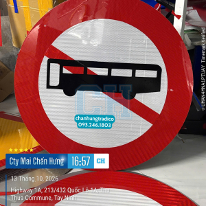 Biển Báo Cấm Xe Ô Tô Khách P.107a
